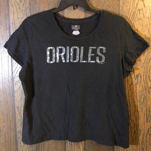 Baltimore Orioles women’s xxl black silver top
